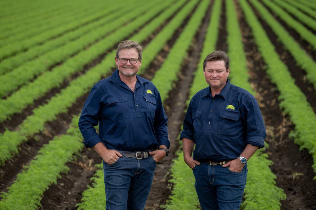 Kalfresh co-owners Robert Hinrichsen and ceo Richard Gorman. Picture supplied by Kalfresh 