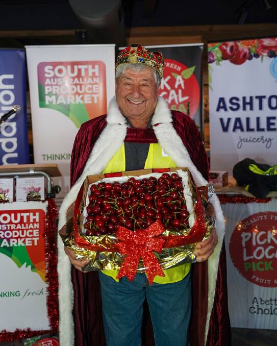 The 2022 South Australian Cherry King, Giuseppe Giangregorio, director, Rainbow Fresh. Picture supplied