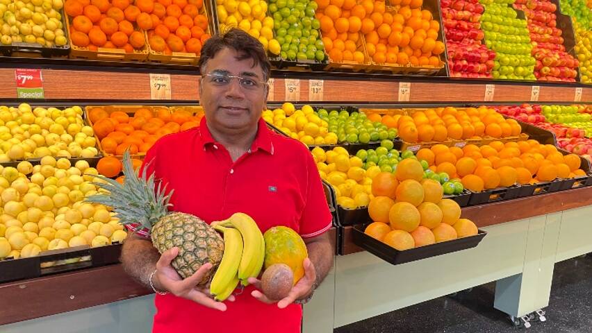 Professor Rajeev Varshney is driving a project studying the genetic material in the cells of bananas, pineapples, papayas, passionfruit and custard apples to improve the quality and resilience of all five fruits. Picture supplied