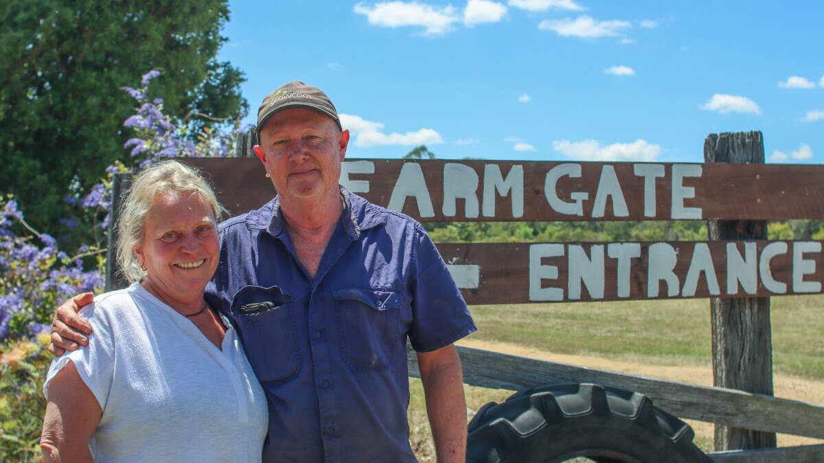 Adrian and Mandy Schultz from LuvaBerry near Wamuran. Picture by Melanie Groves 