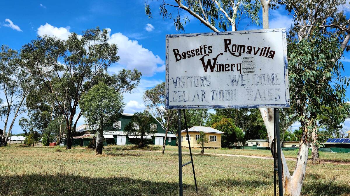 Bassett's Romavilla Winery was renowned for its medal-winning port wine. Picture by Sally Gall