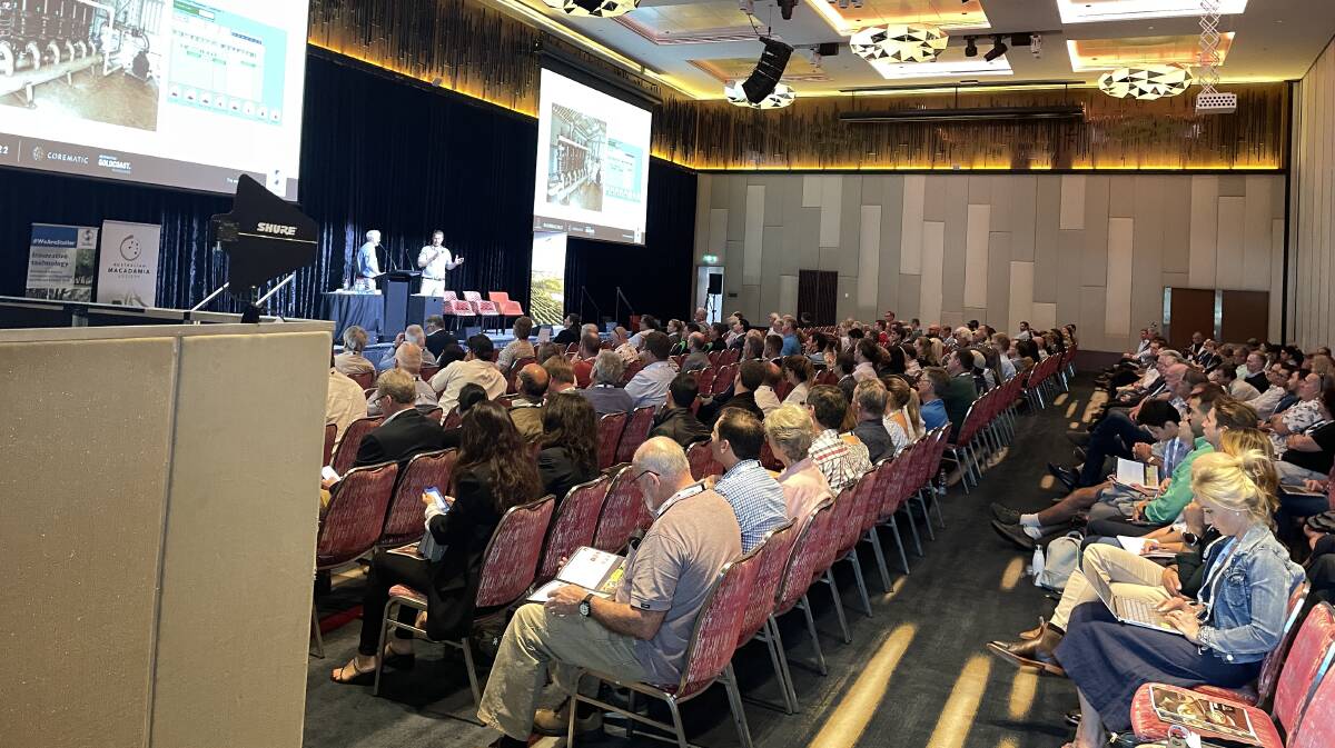Part of the big crowd at the Australian Macadamia Society's AusMac 2022 conference on the Gold Coast. Picture by Mark Phelps